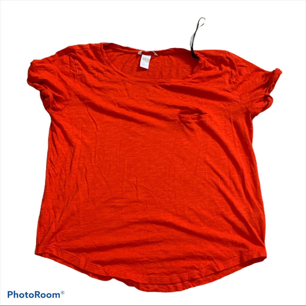 H&M Basic Size M Blouse Orange